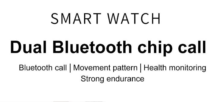 EX105 Smart Watch encoder wireless charging payment function - Black